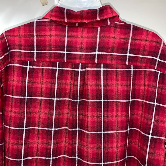 Penguin Long Sleeve Red Plaid Button Up Shirt XL - Picture 7 of 8